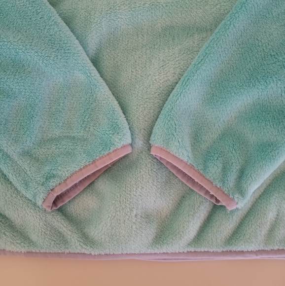 Free Country Mint Green Pullover Fleece Sweater Junior Women's Size Medium - Picture 10 of 16